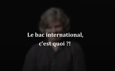 Qu’est-ce que l’IB ? Réponses et explications en live par les principaux concernés : élèves et enseignante.