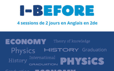 I-BEFORE 4 sessions de 2 jours en Anglais