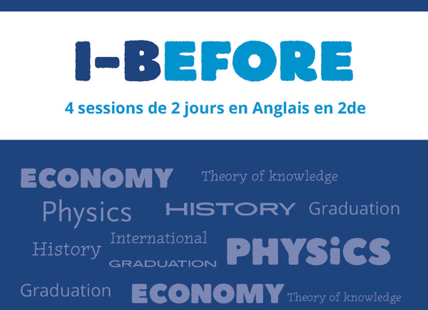 I-BEFORE 4 sessions de 2 jours en Anglais